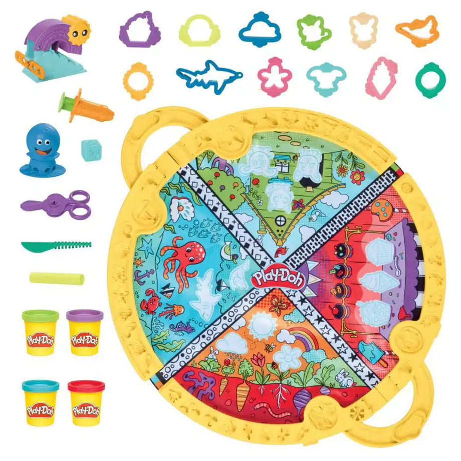 Play-Doh Fold & Go Playmat Starter Set (227 g)