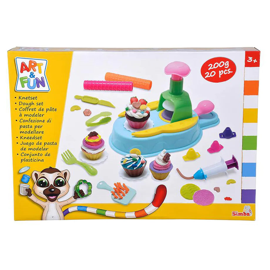 Art & Fun Cupcake Dough Set (20 Pieces)