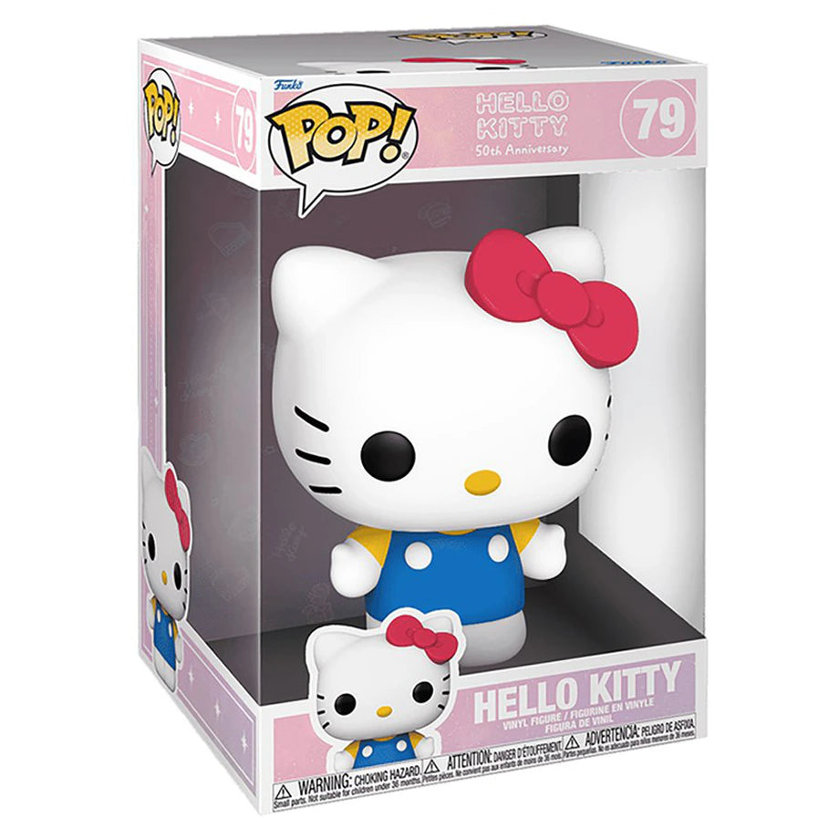 Pop Hello Kitty 50Th Anniversary Jumbo Hello Kitty Vinyl Figure (21 Cm)