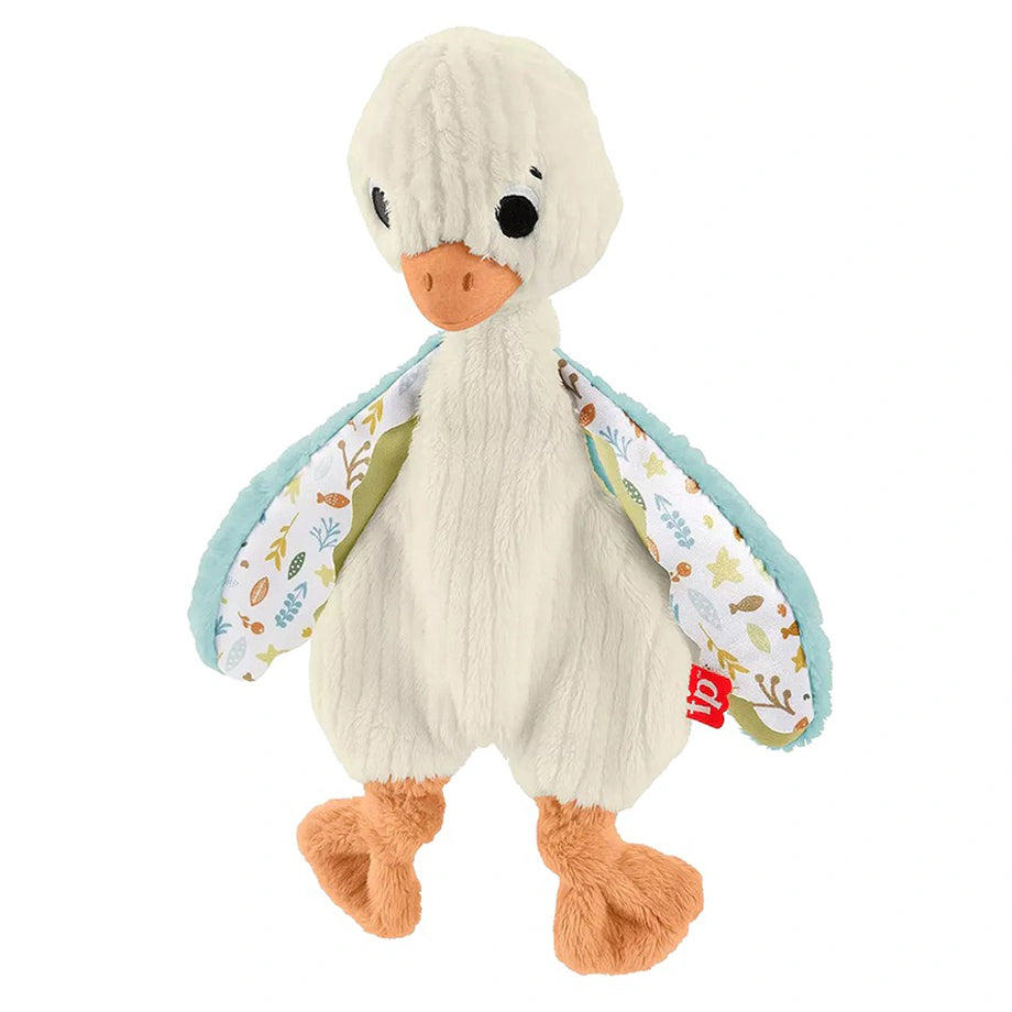 Fisher-Price Snuggle Up Goose Baby Sensory Soft Toy