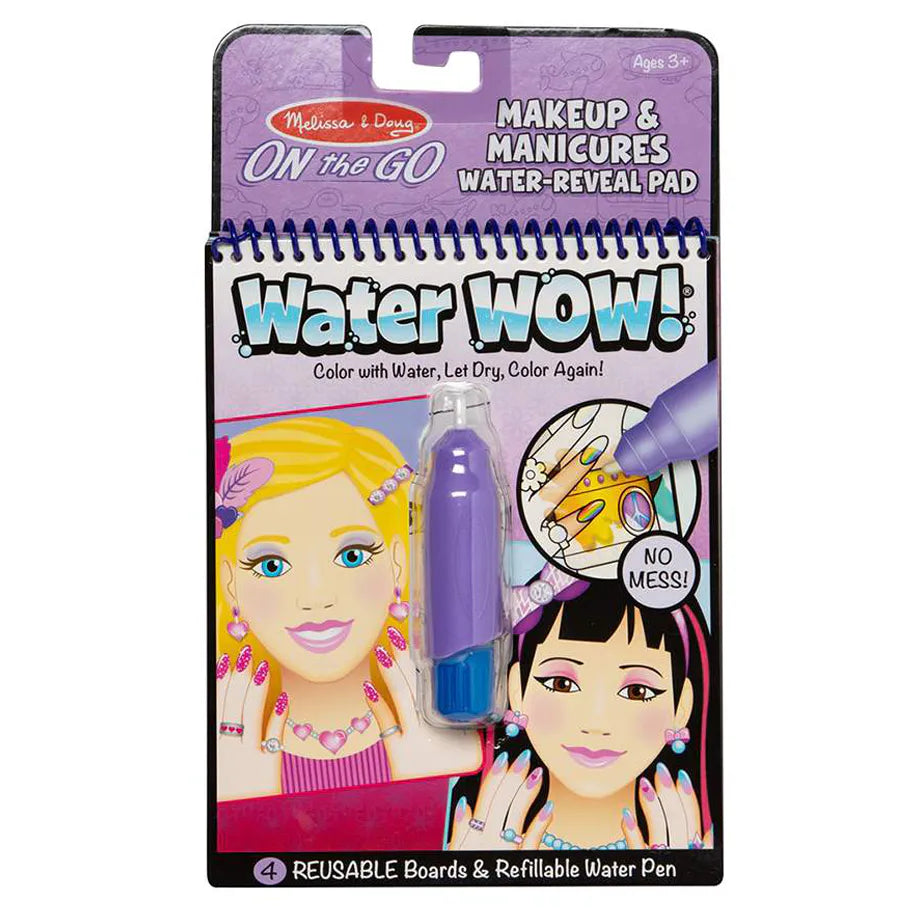 Melissa & Doug On-the-Go Water Wow! Makeup & Manicures Water Reveal Pad