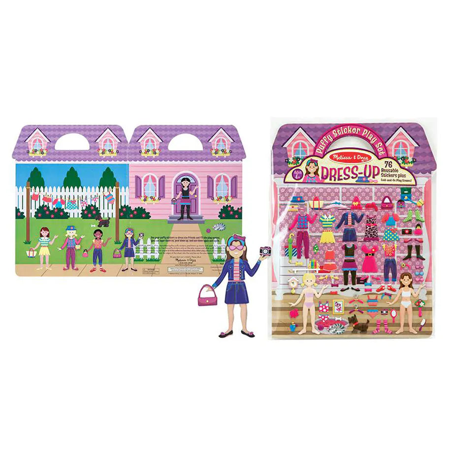 Melissa & Doug Dress-up Puffy Sticker Activity Book
