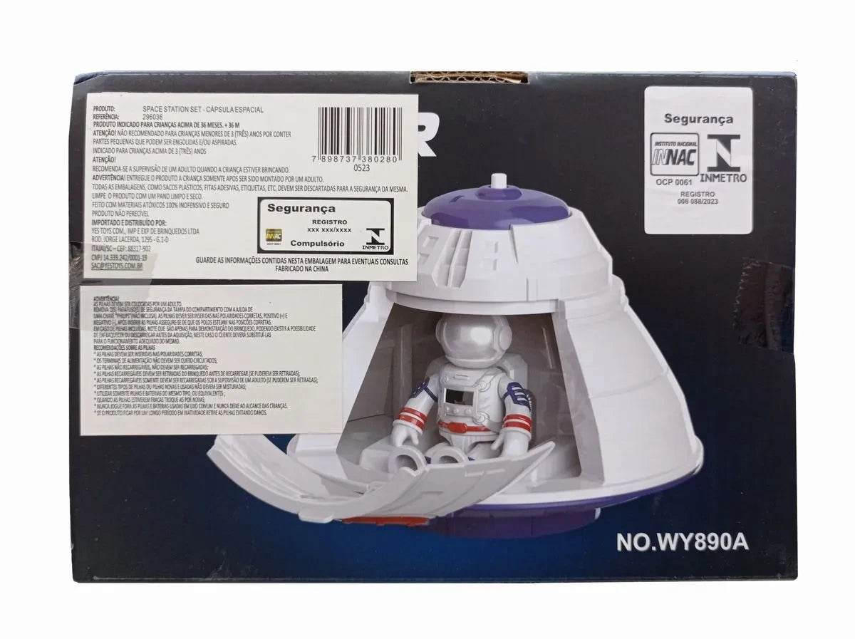 Wenyi Space Exploration Pioneer Spaceship with Astronaut Set Toys for kids