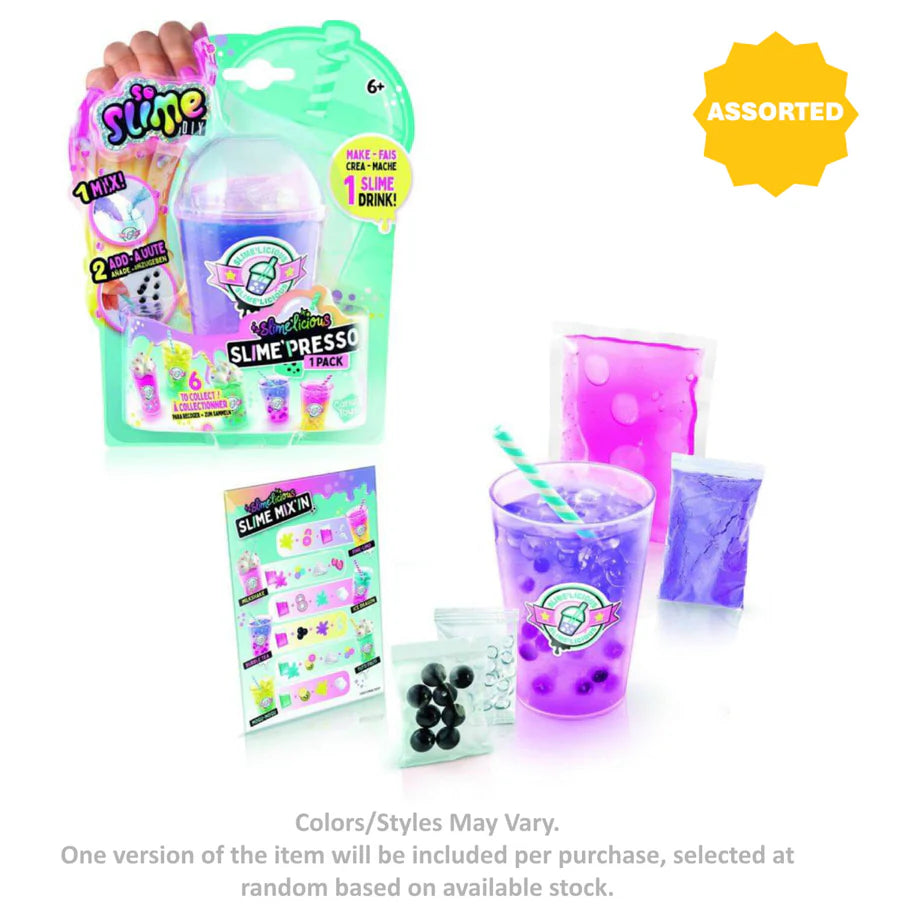 So Slime DIY Slimelicious Slime Drinks Mix’in Activity Kit (Assorted)