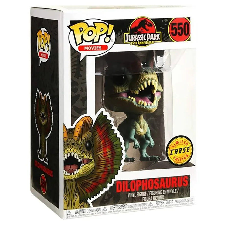 Funko Pop! Movies Jurassic Park 25Th Anniversary Dilophosaurus Vinyl Figure (9.5 Cm, Assorted)