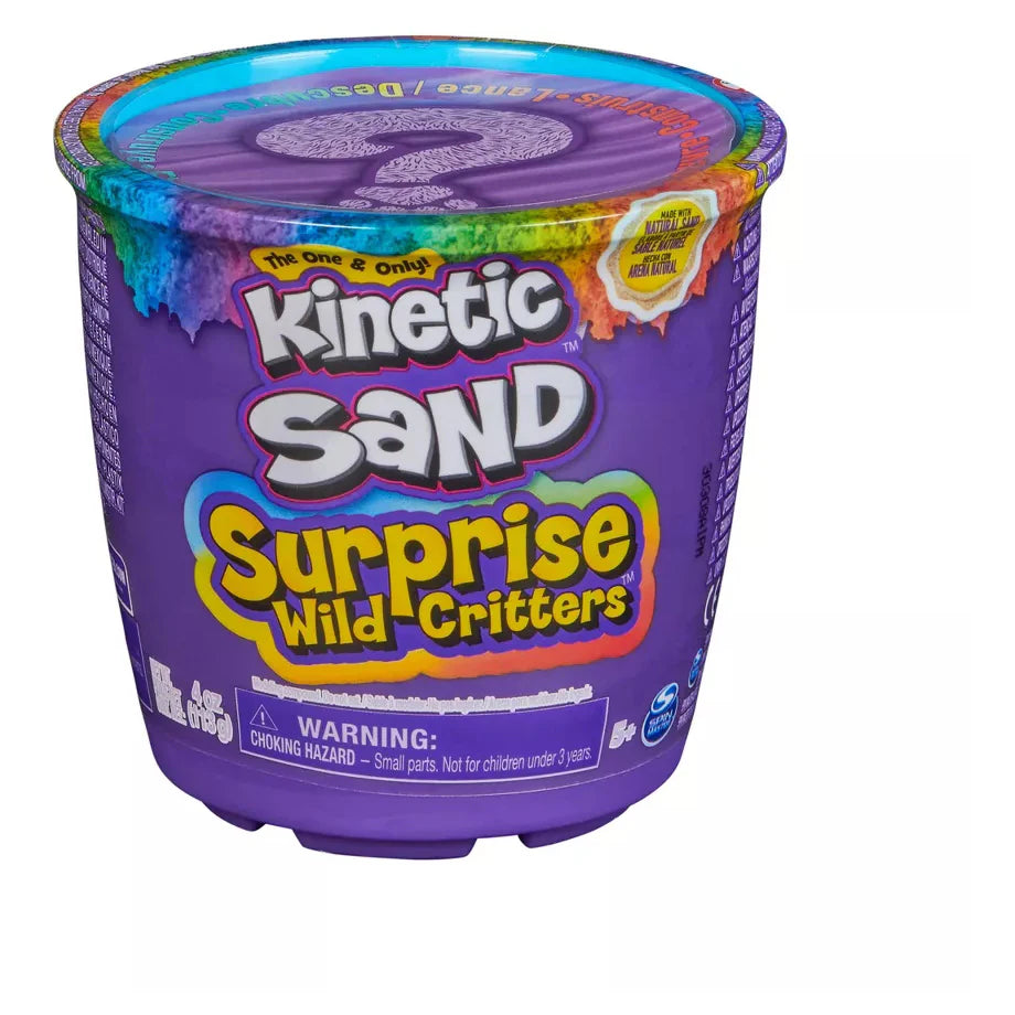 Kinetic Sand Surprise Wild Critters Playset with Surprise Character (Assorted)