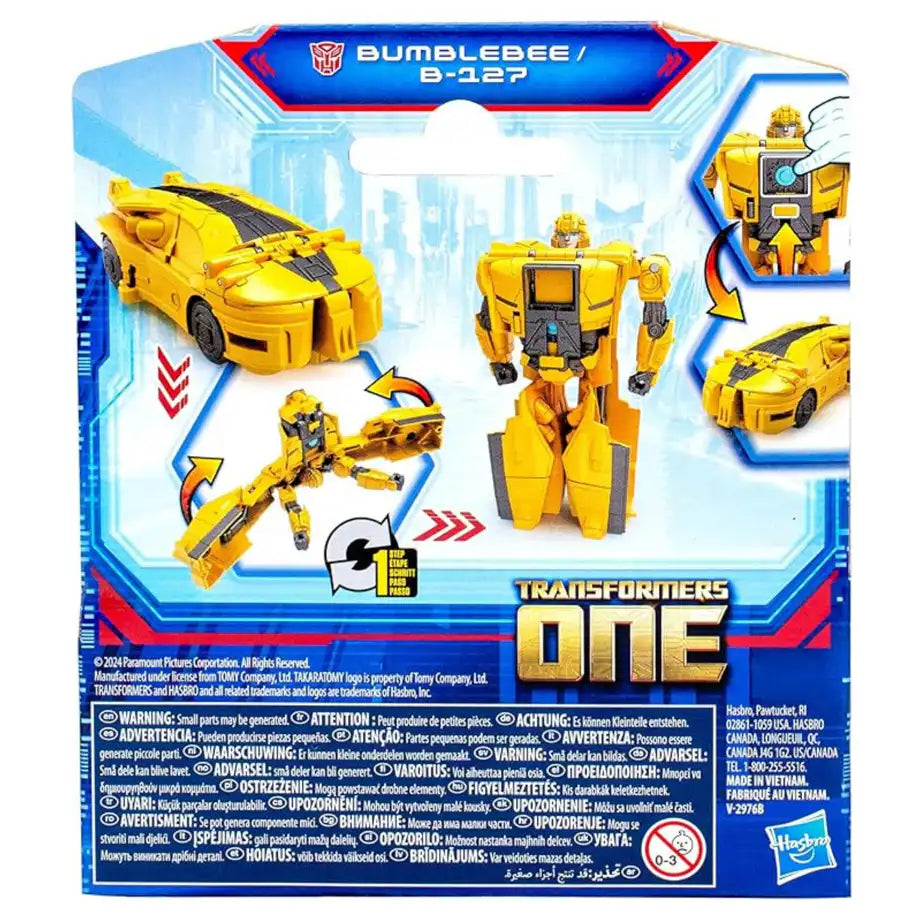 Hasbro Transformers One Cog Changer Bumblebee B-127 Action Figure