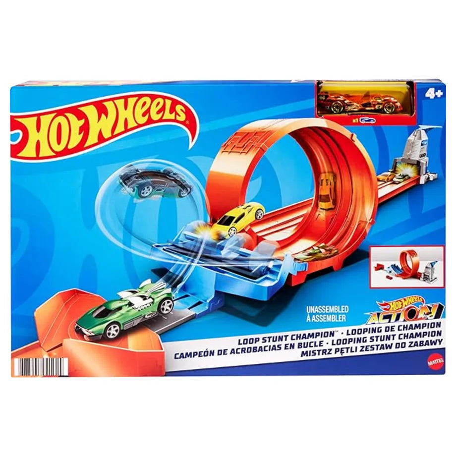 Hot Wheels Loop Stunt Champion Track Set