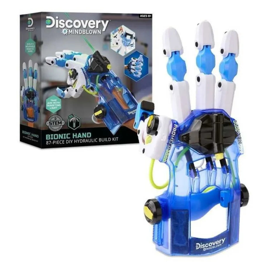 Discovery Mindblown Bionic Hand 87-Piece DIY Hydraulic Build Kit