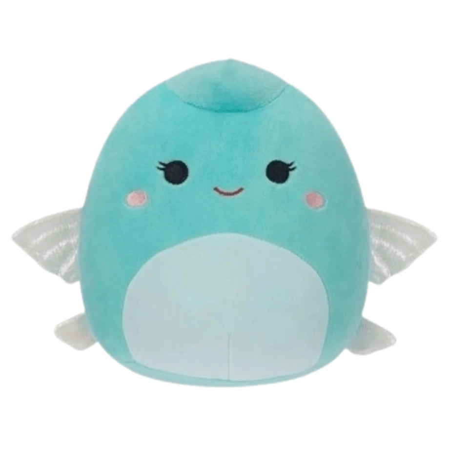 Squishmallows Janie Light Teal Flying Fish Plush Toy