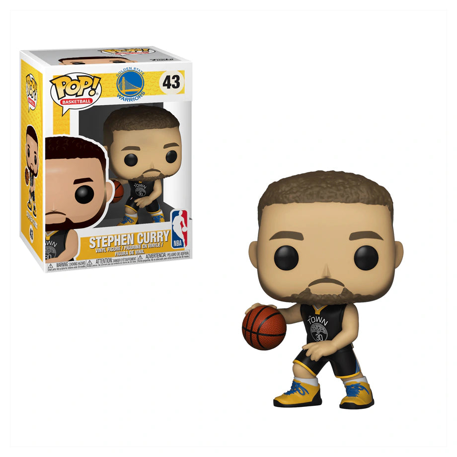 Funko POP! NBA Warriors Stephen Curry Vinyl Figure (9.53 cm)