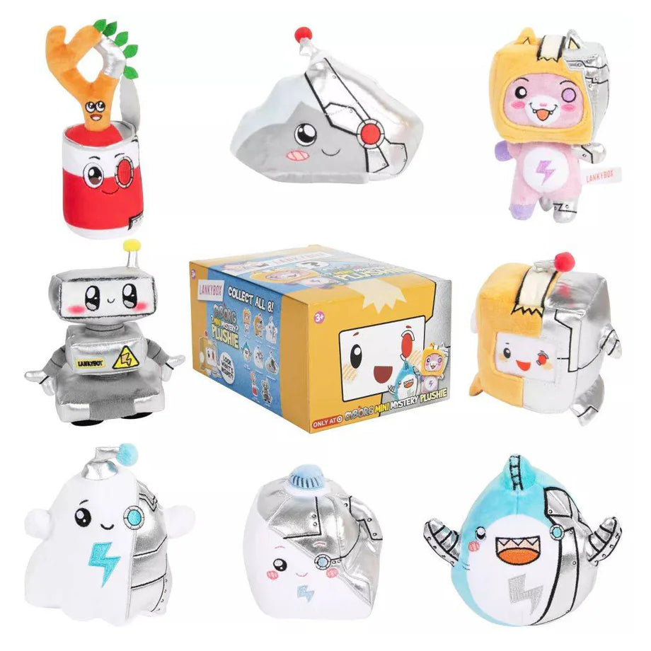 LankyBox Cyborg Mini Mystery Plush Toy (15.24 cm, Assorted)
