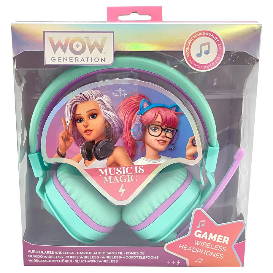 WOW Generation Gamer Wireless Bluetooth Headphones
