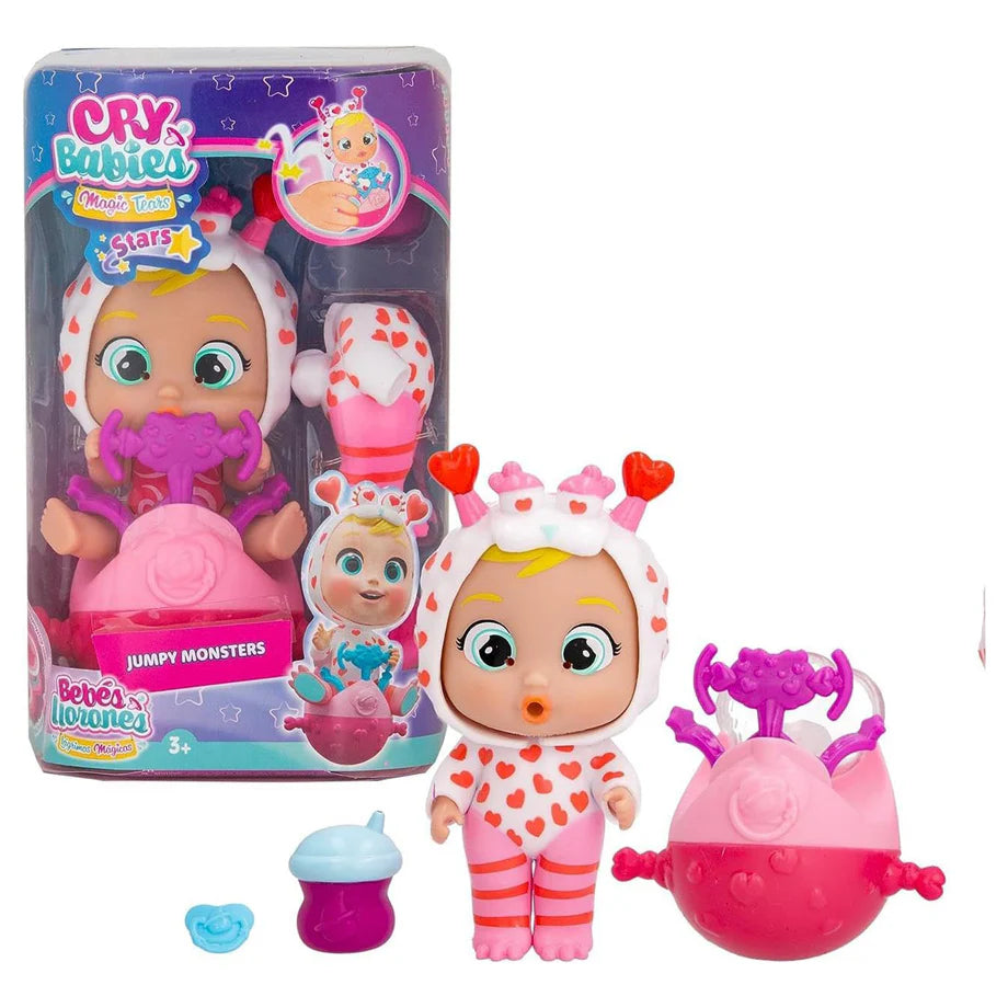 Cry Babies Magic Tears Stars Jumpy Monsters Interactive Doll (Assorted)