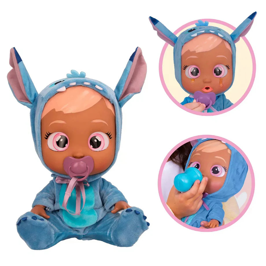 Cry Babies Disney Stitch Interactive Doll (30 cm)