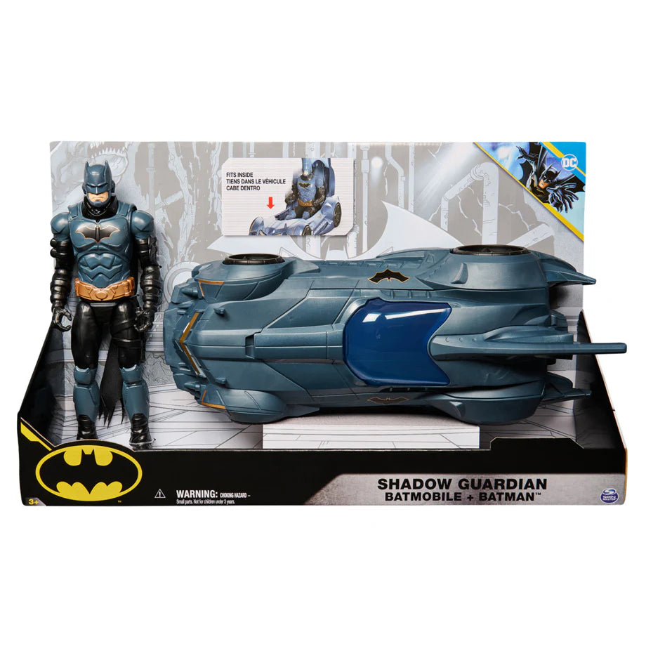 DC Batman Shadow Guardian Batmobile and Batman Set (30 cm)