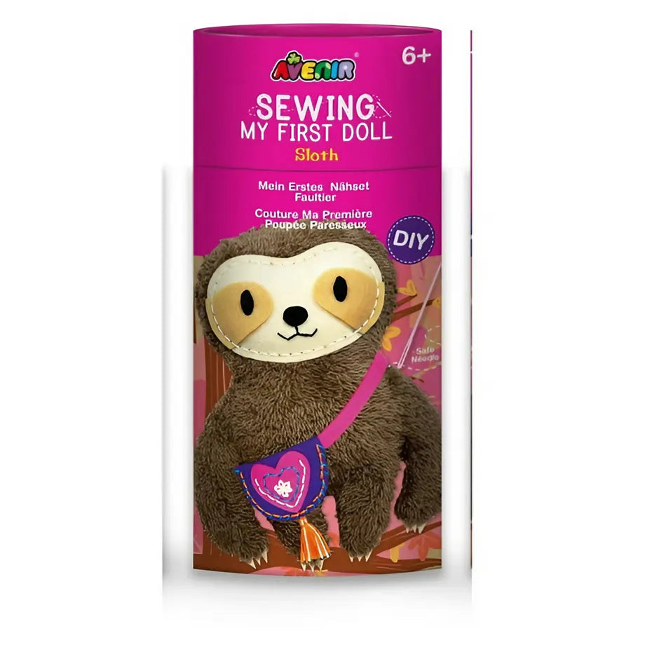 Avenir Sewing My First Doll Sloth Sewing Kit (25 cm)
