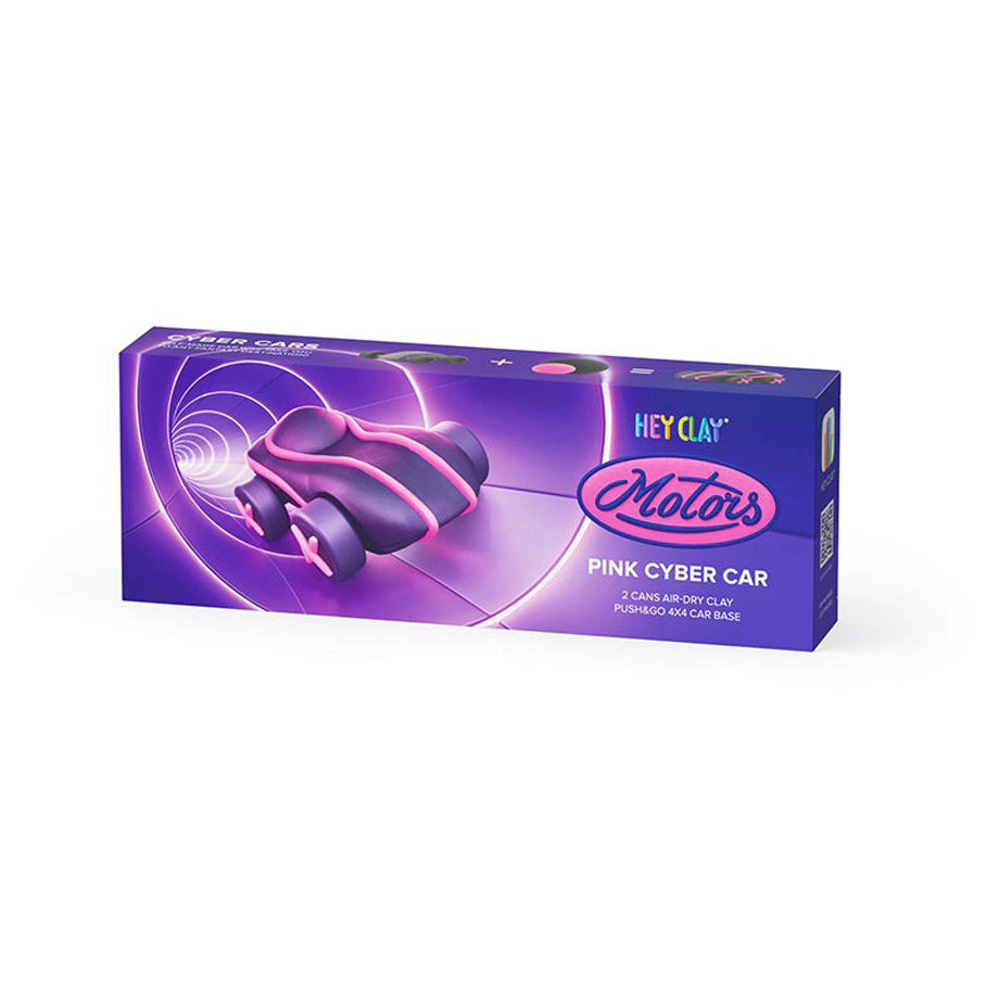 Hey Clay Motors Pink Cyber Car
