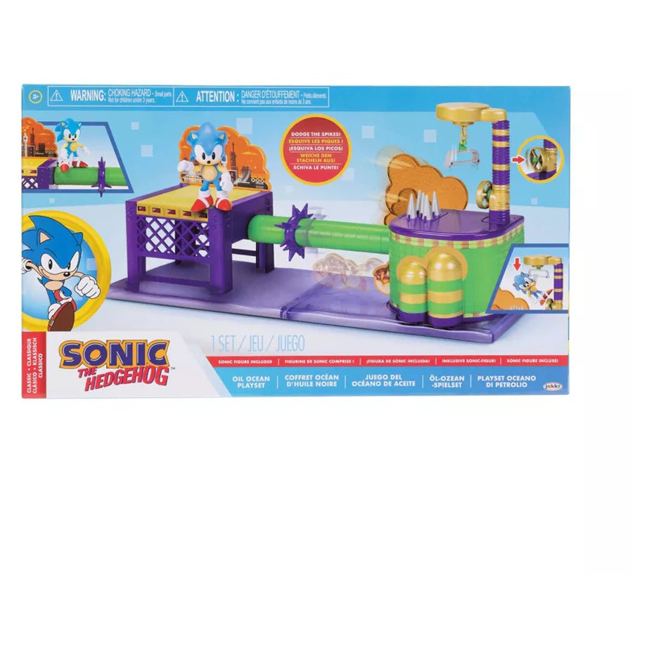 Sonic The Hedgehog Oil Ocean Playset (9 Pieces)