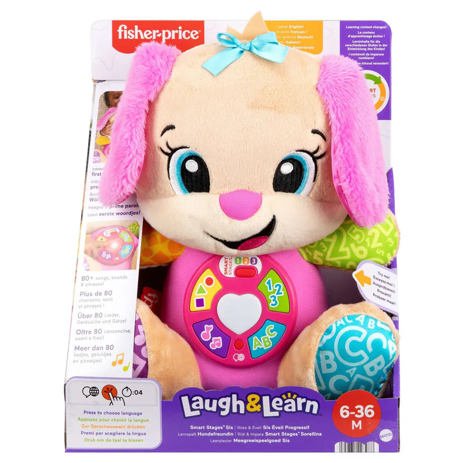 Fisher-Price Laugh & Learn Smart Stages Sis Plush Toy