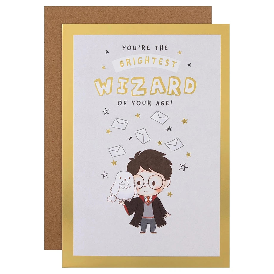 UK Greetings Harry Potter You're The Brightest Wizard Of Your Age! Birthday Card