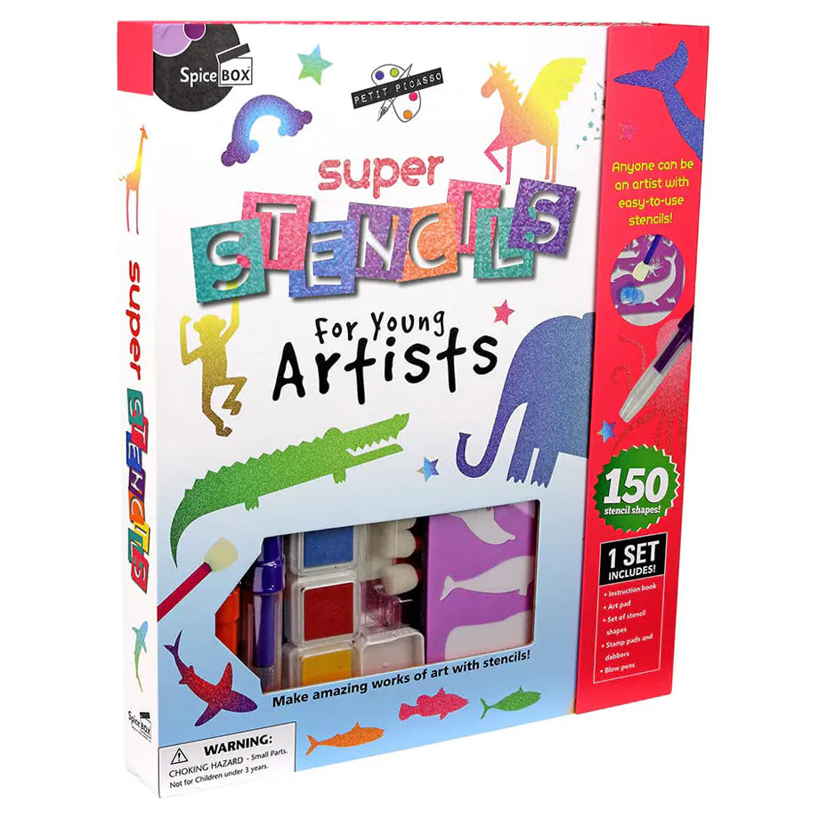 SpiceBOX Petit Picasso Super Stencils Art Kit