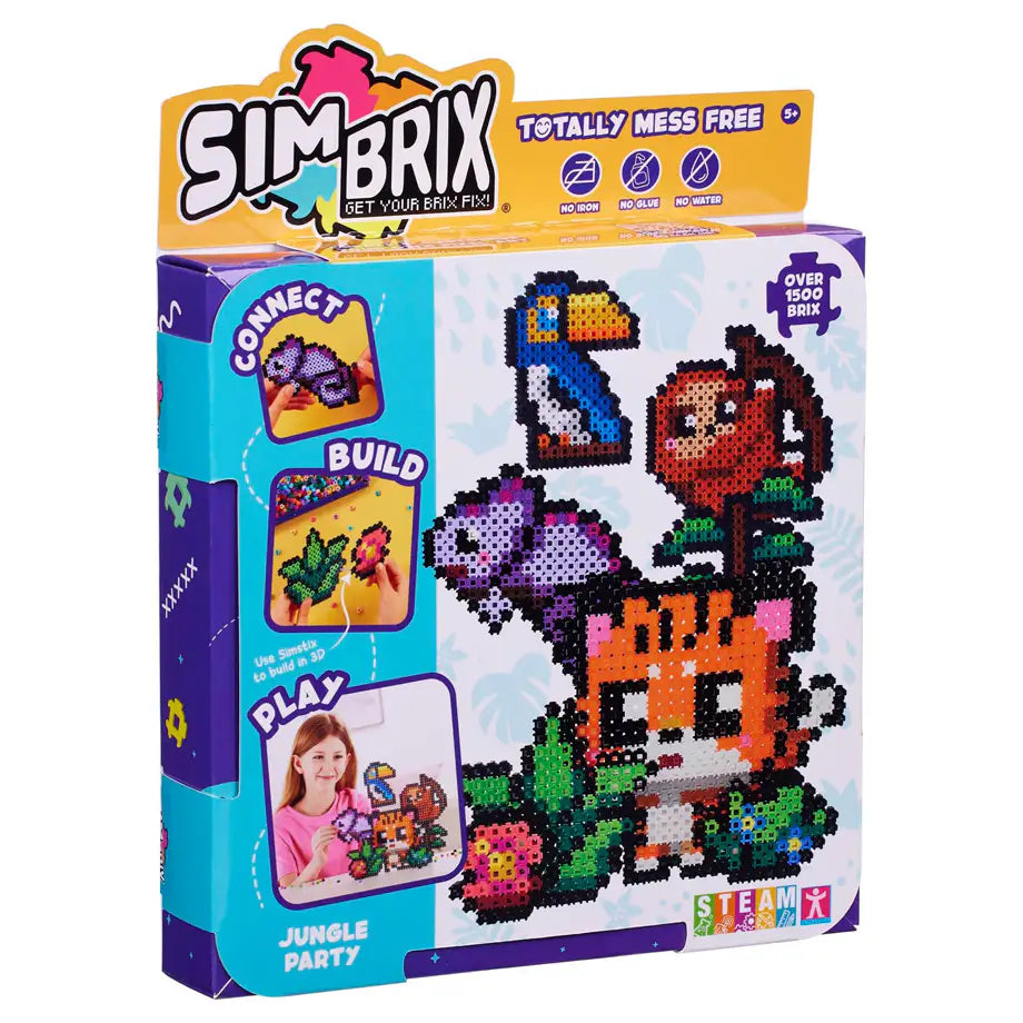 Simbrix Jungle Party Pixel Art Set (1500 Brix)