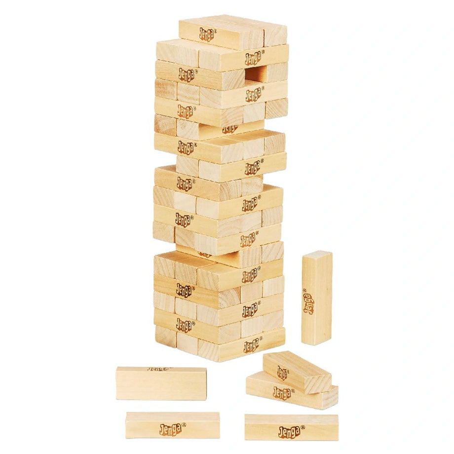 Hasbro Jenga Classic Wooden Blocks Set (54 pieces)