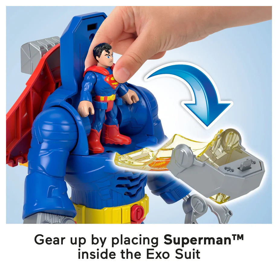Fisher-Price Imaginext DC Super Friends Superman Insider & Exo Suit Robot Playset