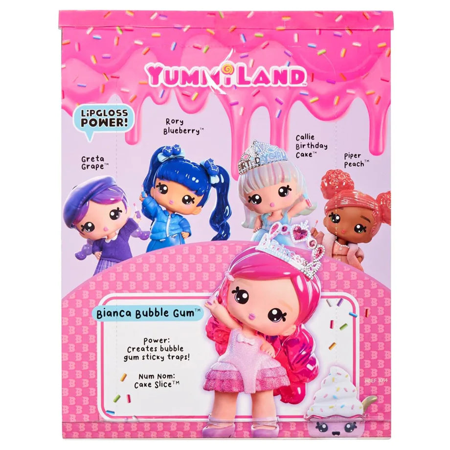 Yummiland Bianca Bubblegum Large Doll and Pet Lip Gloss Set