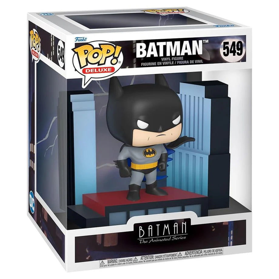 Funko POP! BatmanThe Animated Series- Batman on Rooftop Vinyl Figure (12.9 cm)