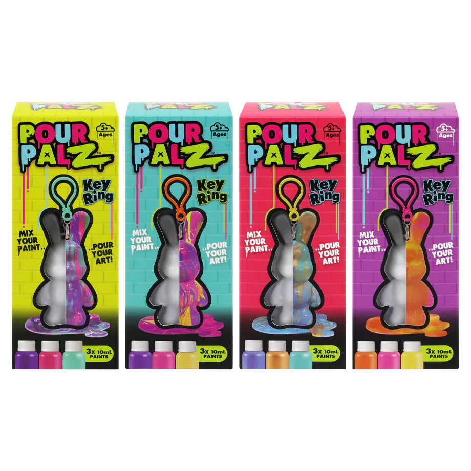Pour Palz Wave 1 Mini Bunny Keyrings (Assorted)