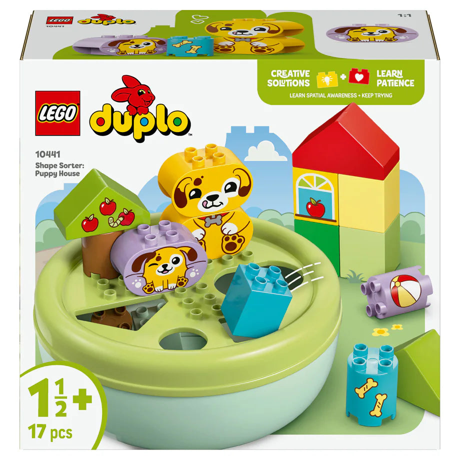LEGO Duplo My First Shape Sorter: Puppy House Building Set (17 Pieces)