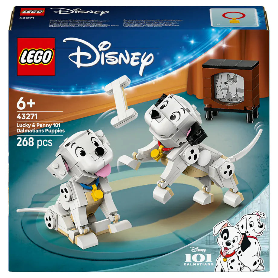 LEGO Disney Lucky & Penny 101 Dalmatians Puppies Building Set (268 Pieces)