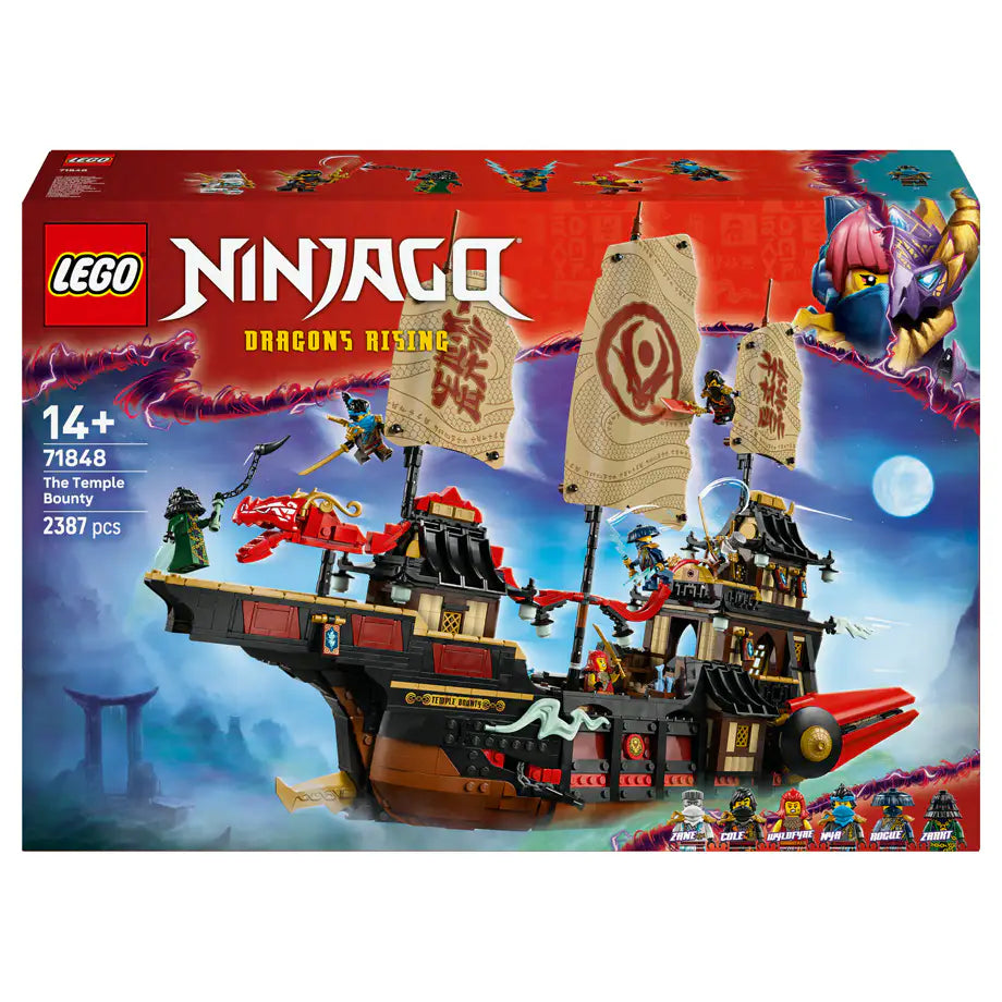 LEGO Ninjago The Temple Bounty Ship Building Set (2,387 Pieces)
