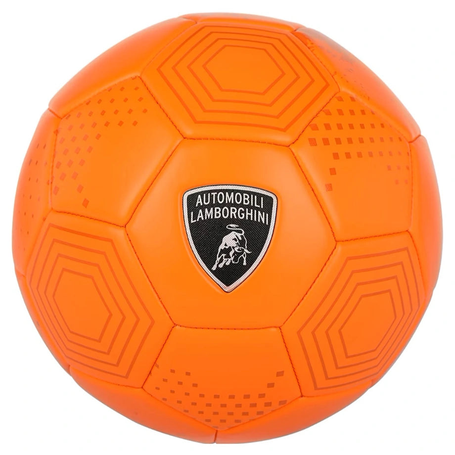 Lamborghini Machine Sewing Pvc Soccer Ball (Size 5, Orange)