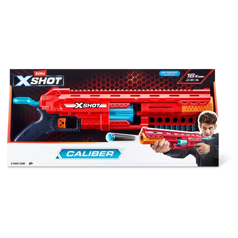 X-Shot Excel Caliber Blaster with 16 Darts
