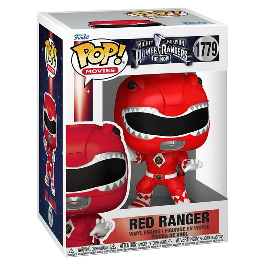 Funko POP! Mighty Morphin Power Rangers The Movie Red Ranger Vinyl Figure (9.4 cm)