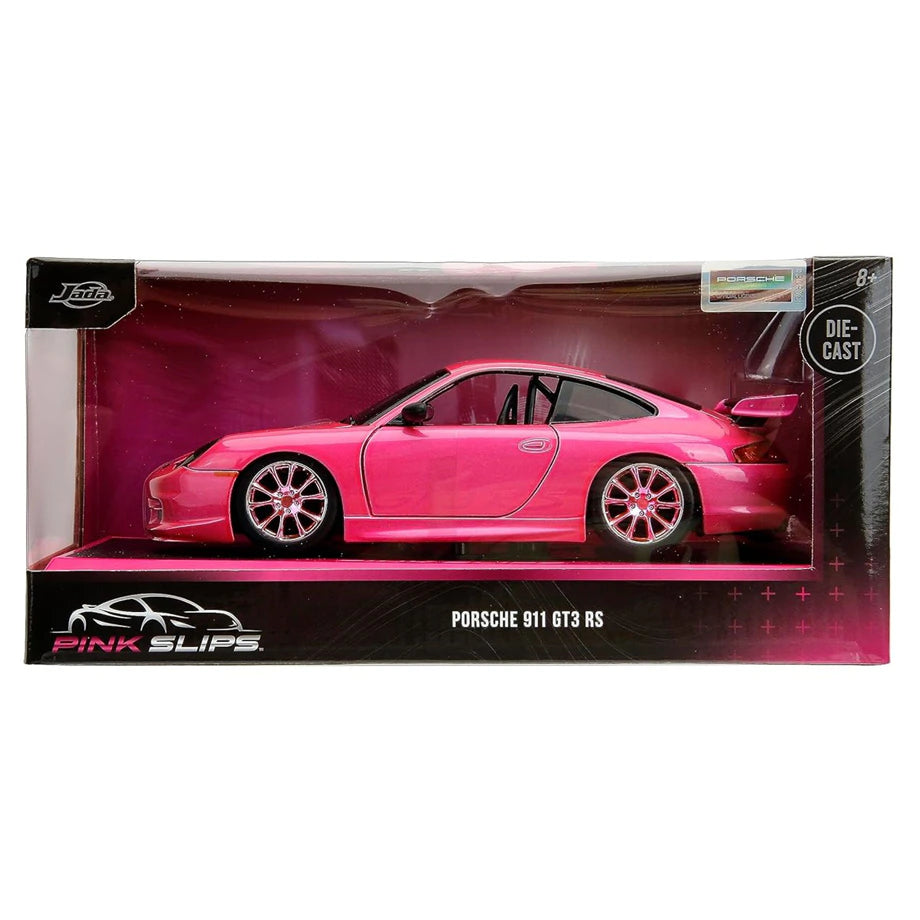 Jada Pink Slips Neon Blitz Porsche 911 GT-3 RS Die-cast Car (Pink)