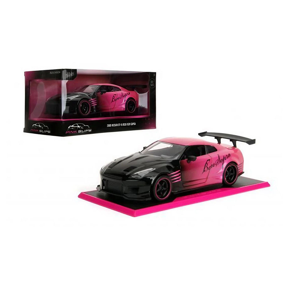 Jada Pink Slips Midnight Rush Nissan GT-R (R35) Die-cast Car (Pink/Black)