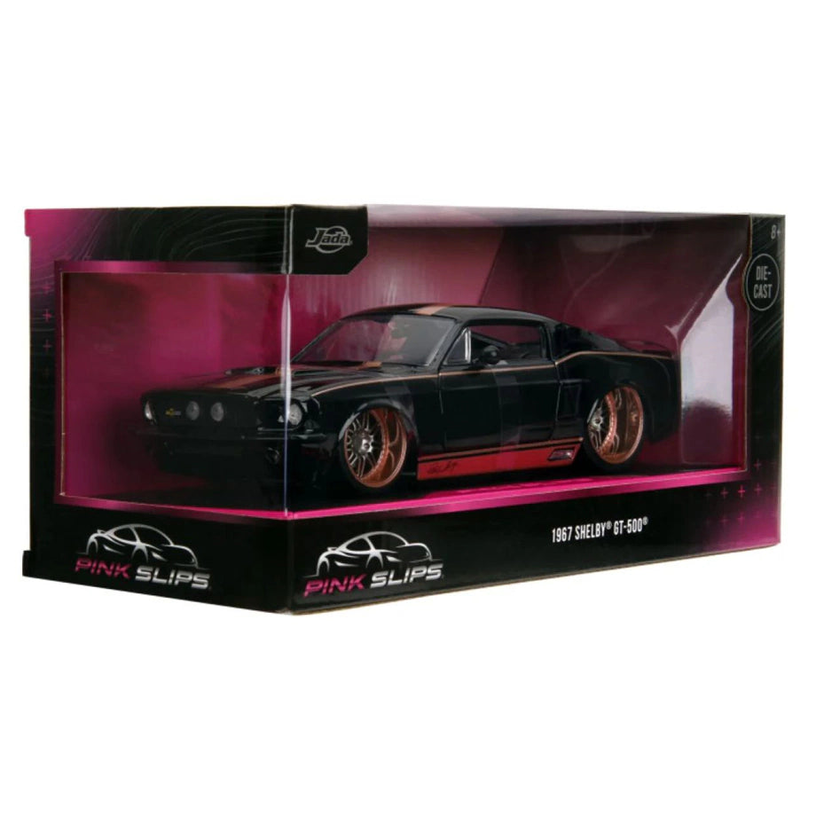 Jada Pink Slips 1967 Ford Mustang Shelby GT-500 Die-cast Car (Black)