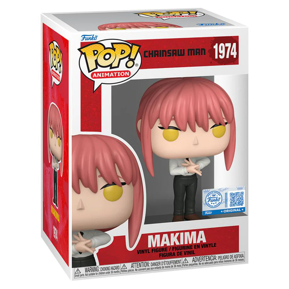 Funko POP! AnimationChainsaw Man : Makima (Hand Sign) Vinyl Figure (9.7 cm)