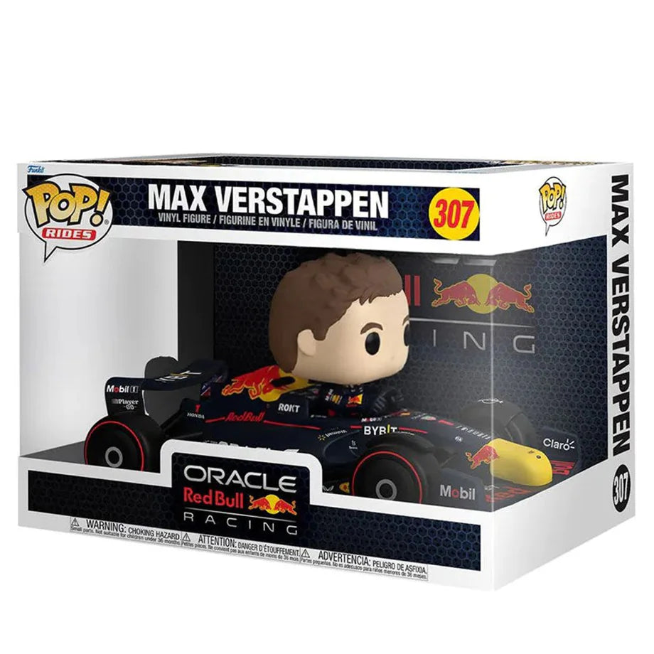 Funko POP! Rides F1 Oracle Red Bull: Max Verstappen with Car Vinyl Figure (10.2 cm)