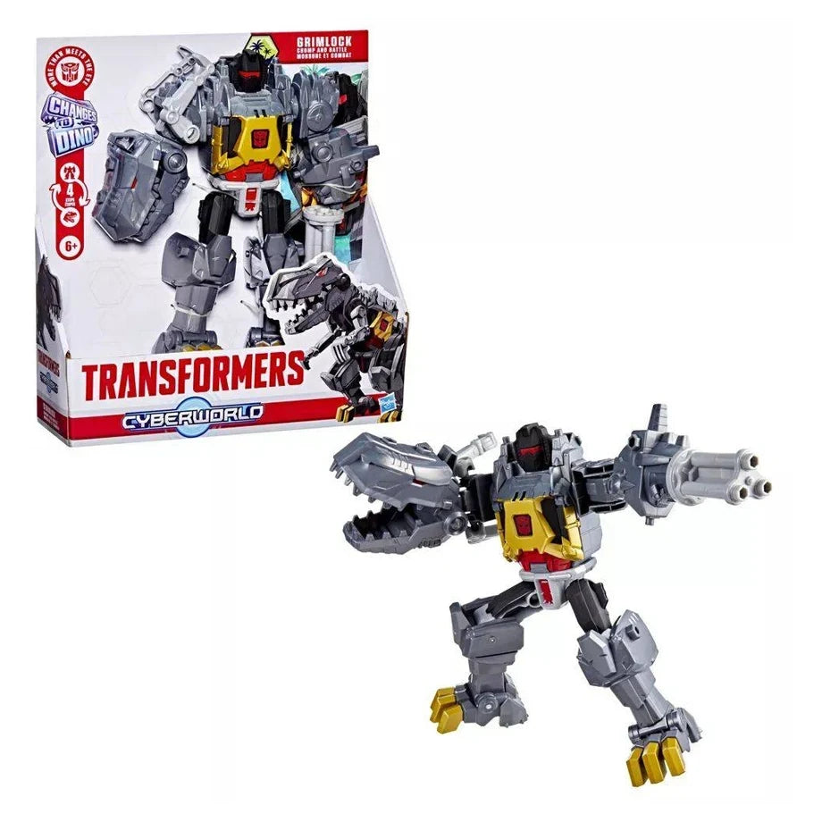Hasbro Transformers Cyberworld Grimlock Chomp & Battle Action Figure (22.5 cm)