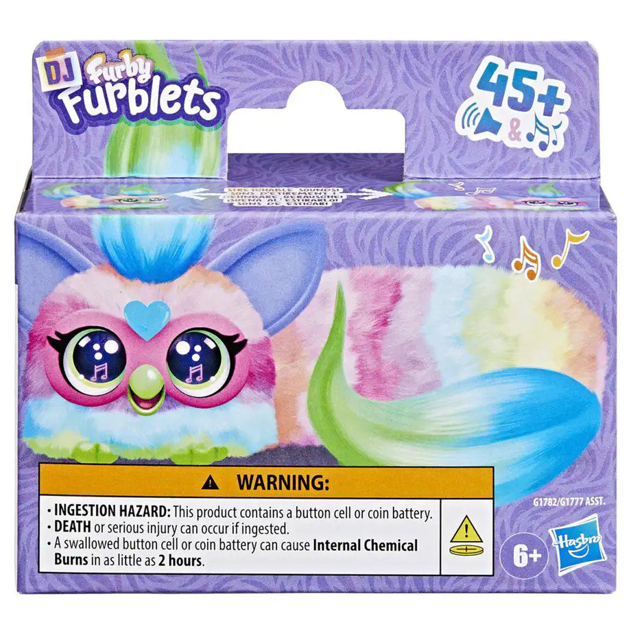 Furby DJ Furblets Can-Dee-Swirl Mini Electronic Plush Toy