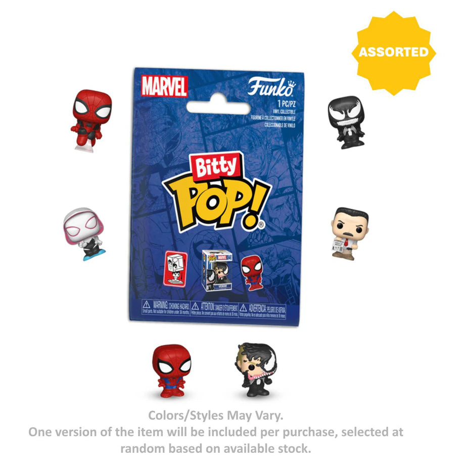 Funko Bitty POP! Marvel Spider-Man Mystery Vinyl Figure (Assorted)