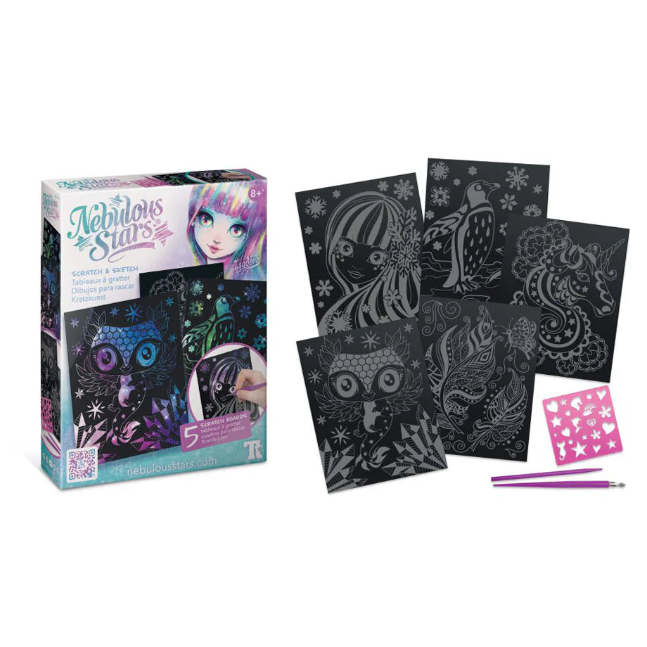 Nebulous Stars Isadora Scratch & Sketch Art Kit