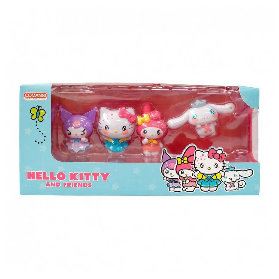 Hello Kitty And Friends 4-Pack Figure Set