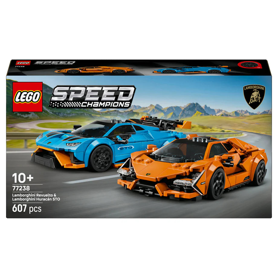 LEGO Speed Champions Lamborghini Revuelto & Huracán Sto Building Set
