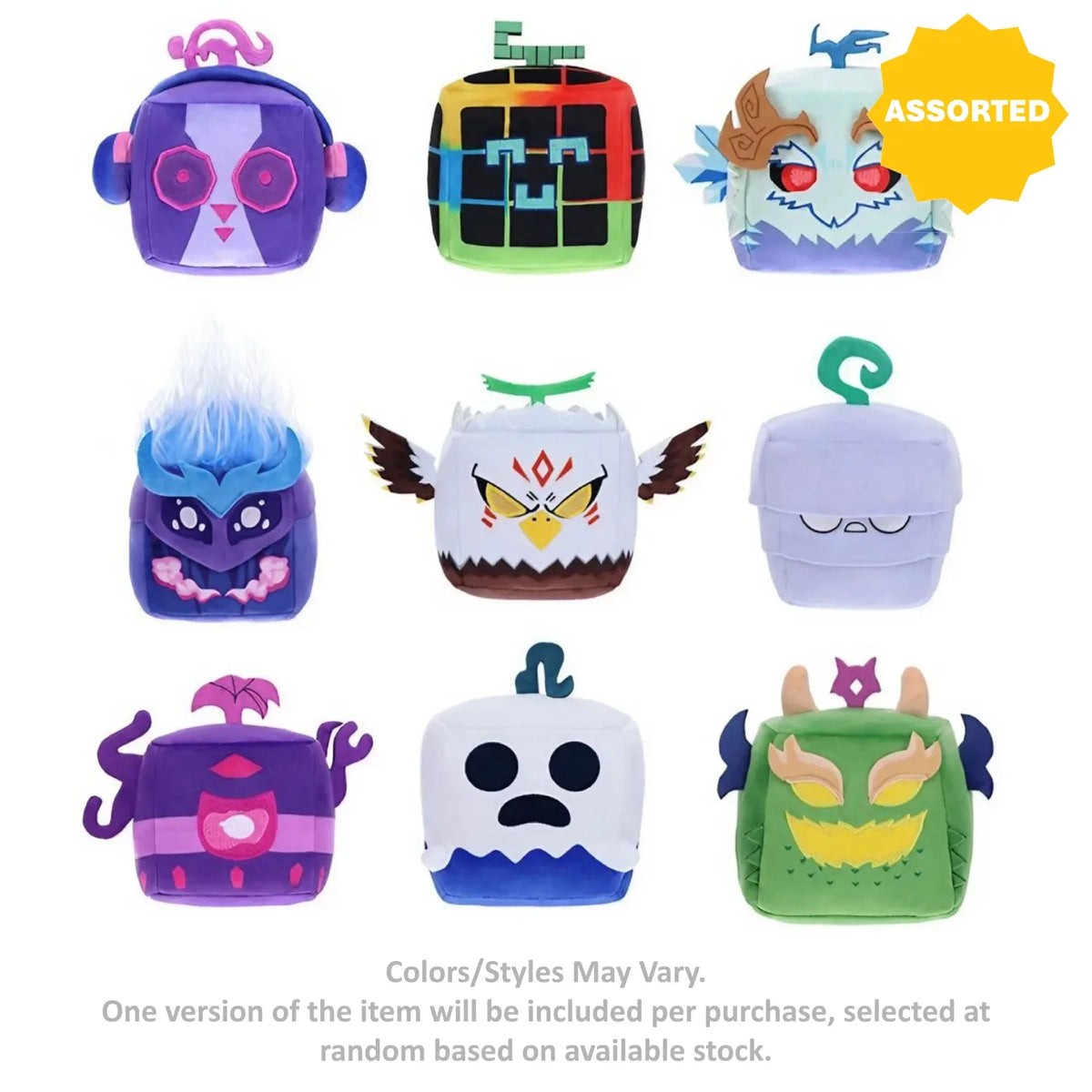 Blox Fruits Series 3 Mystery Collectible Plush Toy (10.16 cm, Assorted)